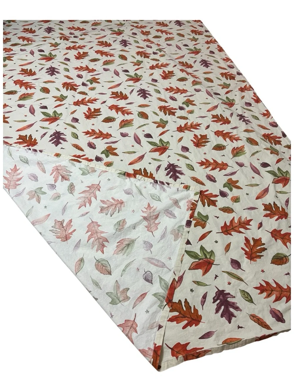 Tessitura Toscana Telerie Fall Tablecloth & 8 Cloth Napkins Leaves Thanksgiving